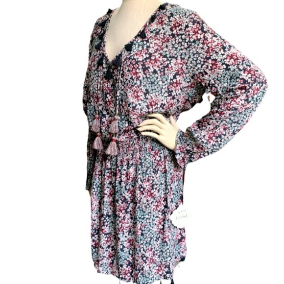NWT Knox Rose Women's Tassel Trim Dress BOHO Priarie Sz XXL/18 #26A - Picture 5 of 9